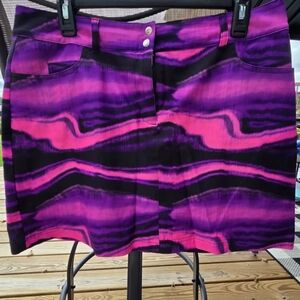 Slazenger Women's Mini Skirt in Purple and Pink